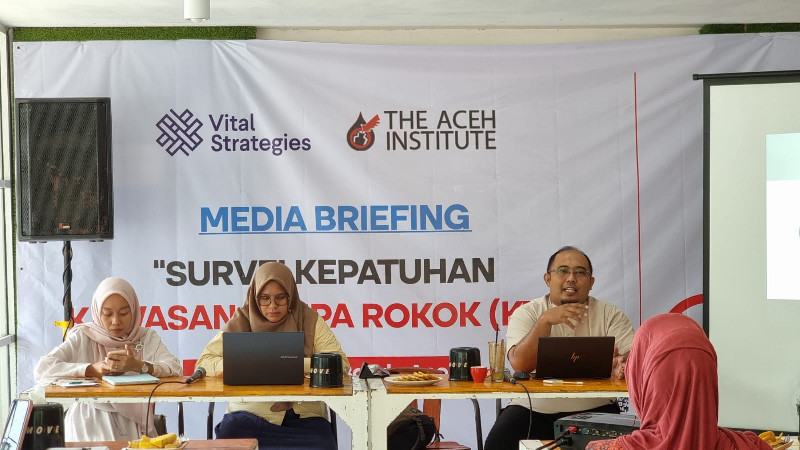 Tingkat Kepatuhan Penerapan Qanun KTR di Kota Banda Aceh Masih 45 Persen