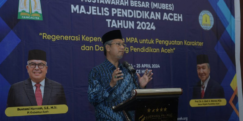 Mubes Majelis Pendidikan Aceh Diharapkan Jadi Sarana Melahirkan Ide Strategis