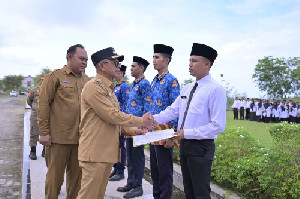 424 Pegawai Baru Dilantik di Aceh Jaya, Termasuk 111 Guru dan 267 Nakes