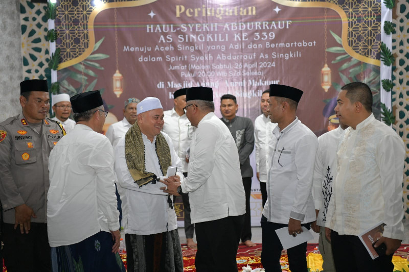 Pj Gubernur Aceh Ajak Pemimpin Daerah Meneladani Syekh Abdurrauf As-Singkili