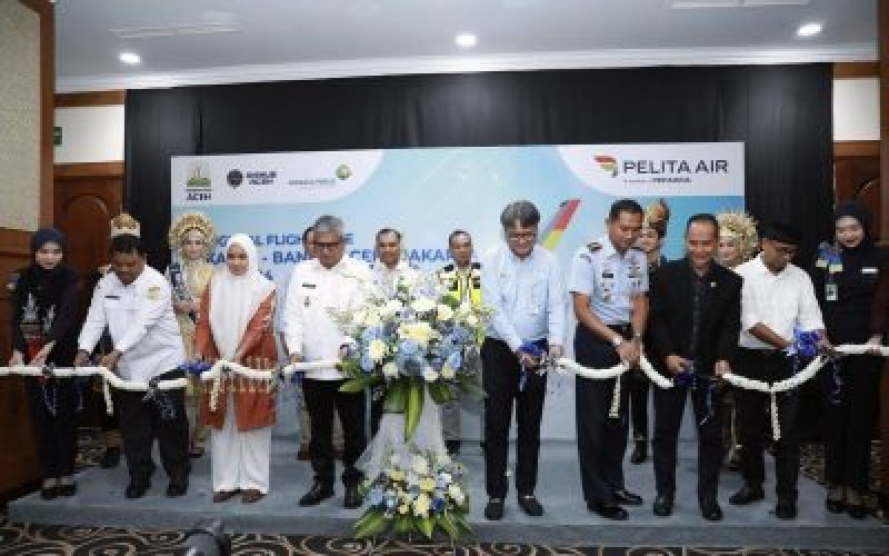 Perdana, Pelita Air Buka Rute Jakarta-Banda Aceh