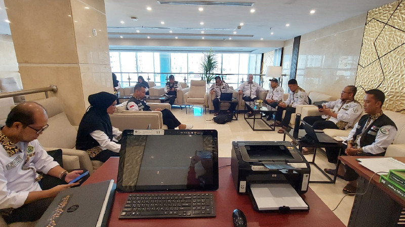 Petugas Daker Bandara Bersiap Jelang Kedatangan Jemaah Haji di Madinah
