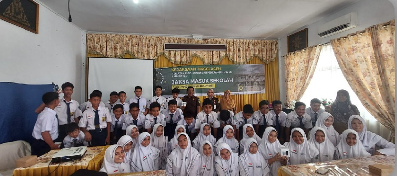 Kejati Aceh Sosialisasi Pencegahan Perilaku Bullying kepada Siswa di Banda Aceh
