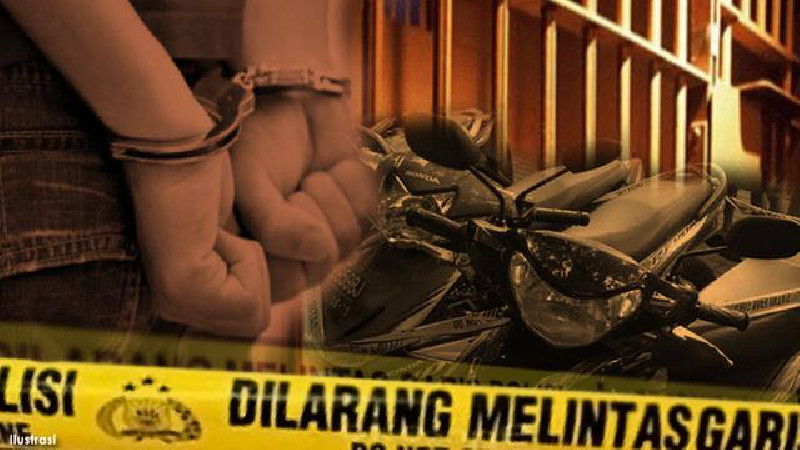Personel Resintel Polsek Baiturrahman Tangkap Pelaku Penggelapan Sepeda Motor di Aceh Selatan