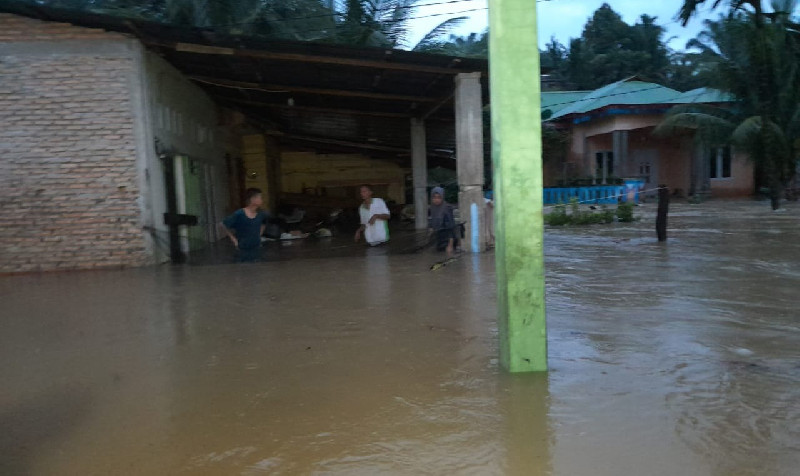 Diguyur Hujan Deras, Beberapa Titik di Kota Subulussalam Terendam Banjir