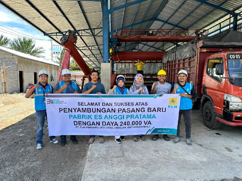 PLN Aceh Dorong Pertumbuhan Ekonomi dengan Penyambungan Listrik pada Sejumlah Industri