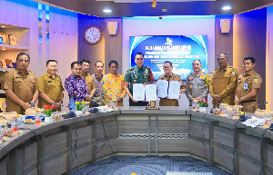 Pemko Banda Aceh Teken NPHD Pengamanan Pilkada Rp3,9 Miliar