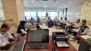 Petugas Daker Bandara Bersiap Jelang Kedatangan Jemaah Haji di Madinah