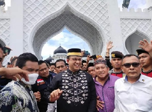Anies Haturkan Terima Kasih kepada Masyarakat Aceh