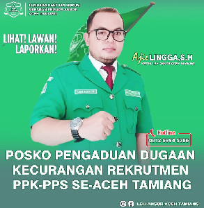 Posko Pengaduan Rekrutmen PPK-PPS Pilkada Aceh Tamiang Dibuka
