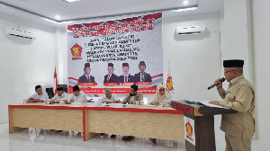 Suprianto Daftar Jadi Cabup Aceh Tamiang ke Partai Gerindra