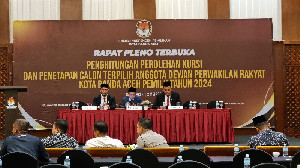 KIP Banda Aceh Tetapkan Anggota DPRK Periode 2024-2029