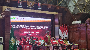 Pj Gubernur Aceh Pimpin Apel Siaga Pemantapan Kesiapan Atlet PON Aceh-Sumut 2024