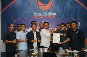 Haeqal Juga Mendaftar ke NasDem, Semangat Muda Membangun Kota Banda Aceh