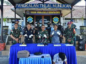 Satgas Gabungan TNI AL Berhasil Gagalkan Penyelundupan Narkotika Jaringan Internasional