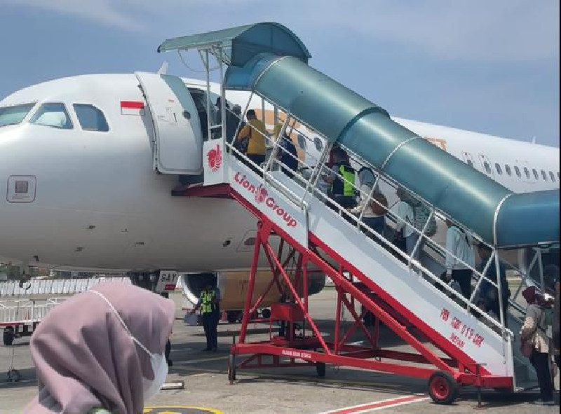 Jumlah Penumpang Pesawat Domestik di Aceh Turun pada Maret 2024