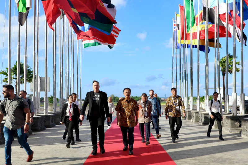 Hadiri World Water Forum Ke-10, Elon Musk Tiba di Bali