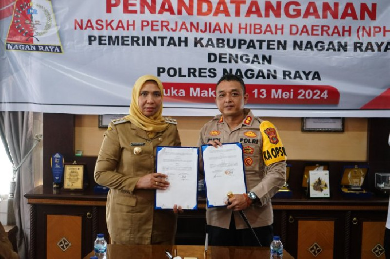 Dukung Pilkada 2024, Pemkab Nagan Raya Tanda Tangani NPDH Pengamanan dengan Polres