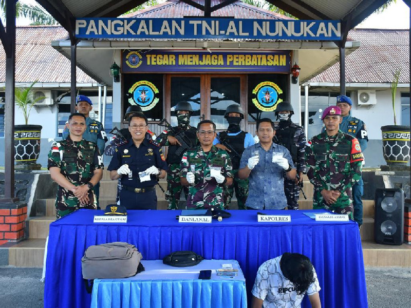 Satgas Gabungan TNI AL Berhasil Gagalkan Penyelundupan Narkotika Jaringan Internasional