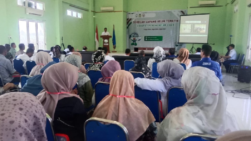 Aceh Besar Gelar Sekolah Lapang Iklim Tematik Bagi 50 Petani dan Penyuluh