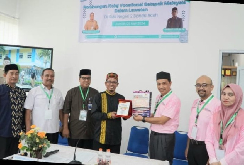 Wujudkan Visi, SMKN 2 Banda Aceh Teken MoU dengan Kolej Setapak Malaysia