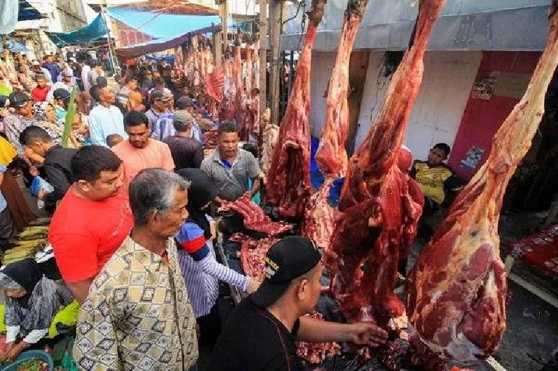Harga Daging Meugang Idul Adha di Aceh Besar Capai Rp170 ribu/Kg