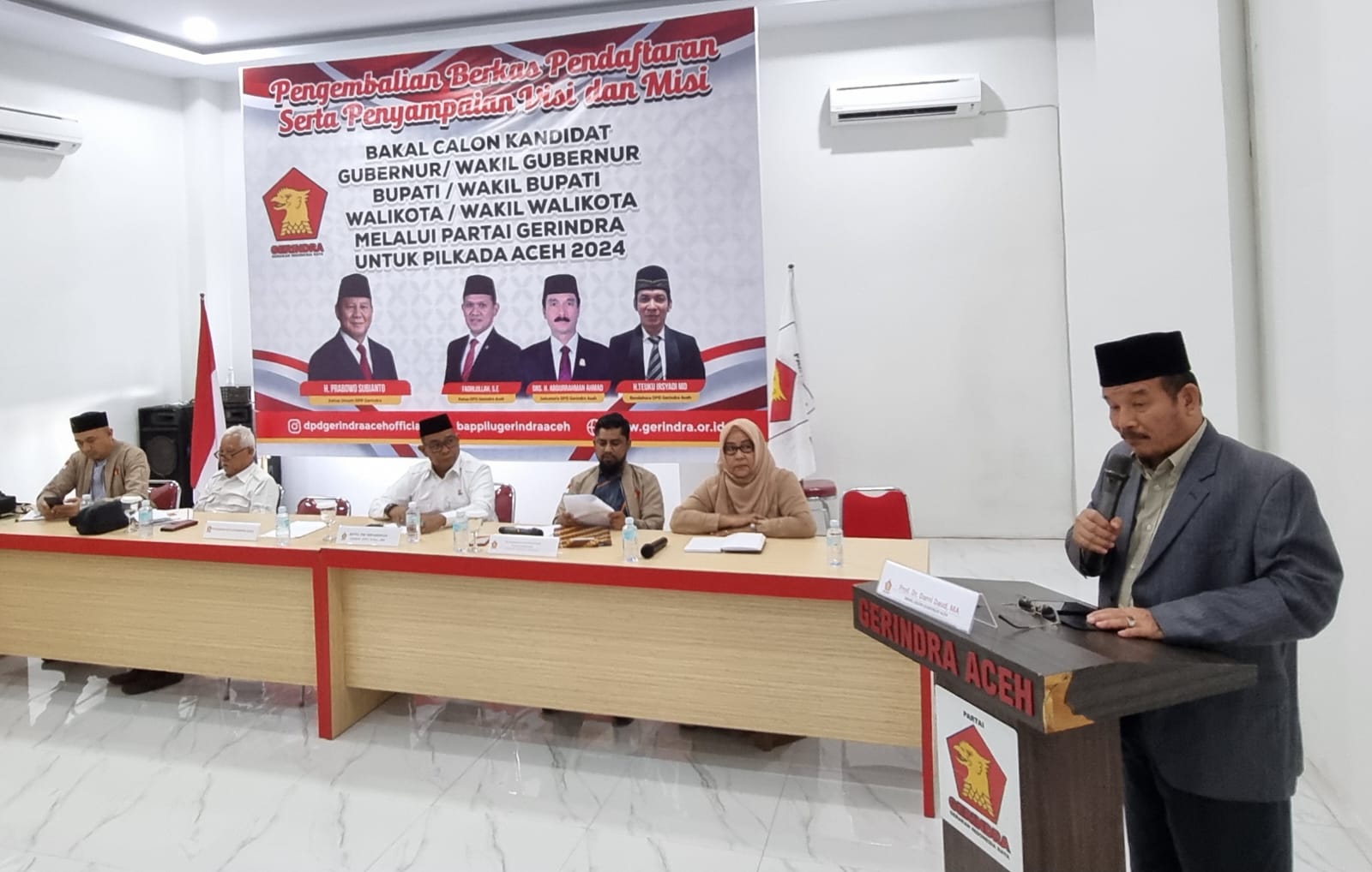 Prof Darni Sampaikan Gagasan Besar Jadi Calon Gubernur Aceh ke Partai Gerindra