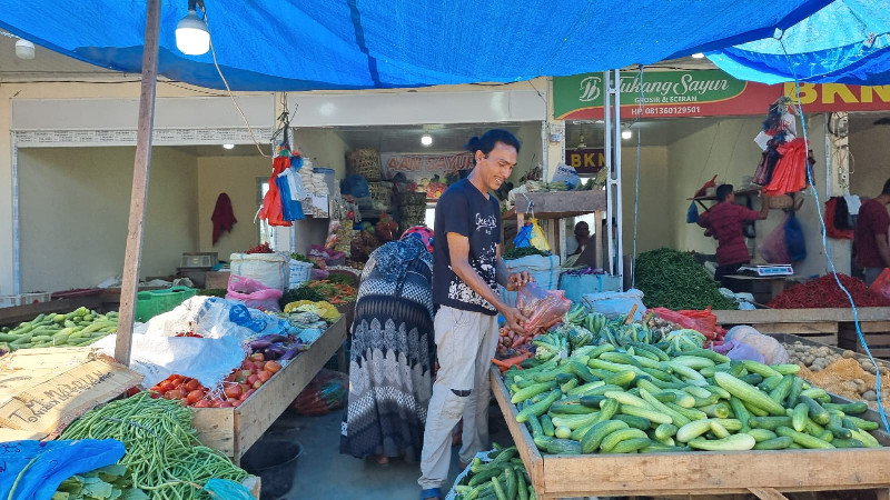 Jelang Meugang Idul Adha, Harga Bahan Pokok di Pasar Al Mahirah Merangkak Naik