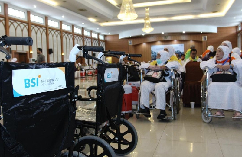 BSI Siapkan 200 Kursi Roda di Tanah Suci Untuk Layani Jamaah Haji Lansia