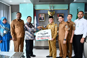 Pemko Banda Aceh Terima Dividen Rp2,5 Miliar dari Bank Aceh Syariah