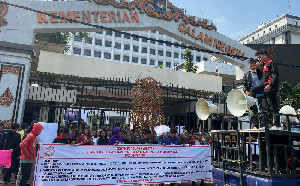 Demo di Gedung Kemendagri, Alamp Aksi Minta Pj Bupati Aceh Singkil Dievaluasi