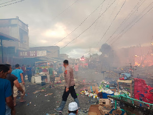10 Unit Ruko di Aceh Utara Ludes Terbakar, Kerugian Ditaksir Rp1,5 Miliar