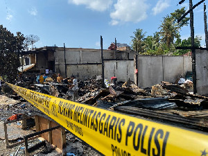 Akibat Korsleting Mesin Genset, 10 Ruko Terbakar di Aceh Utara