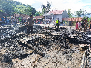 Kebakaran Hanguskan 3 Rumah di Aceh Tenggara