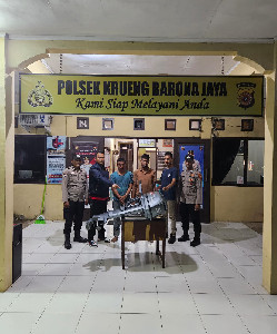 Polisi Tangkap 2 Pelaku Pencurian Mesin Speed Boat di Aceh
