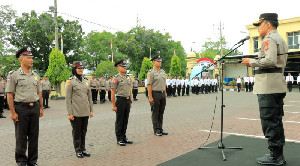 38 Bintara Polri di Polresta Banda Aceh Naik Pangkat Setingkat