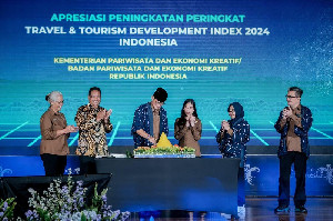 Peringkat TTDI Indonesia Melesat Naik, Sandiaga Optimis Peningkatan Investasi Pariwisata