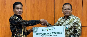 Pemko Langsa Terima Deviden Rp868 Juta dari Bank Aceh Syariah
