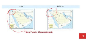 Studi Israel: Kurikulum Baru Arab Saudi Hapus Nama Palestina dari Peta
