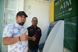 Bank Aceh Bangun Fasilitas ATM di Kawasan Terluar Aceh Besar