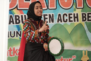 Tingkatkan Literasi Siswa, Dispersip Aceh Besar Gelar Lomba Bertutur