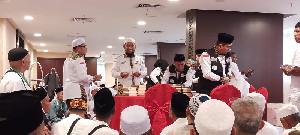 1.571 Jemaah Haji Aceh Tiba di Makkah, Kloter 1 Mulai Terima Wakaf Baitul Asyi