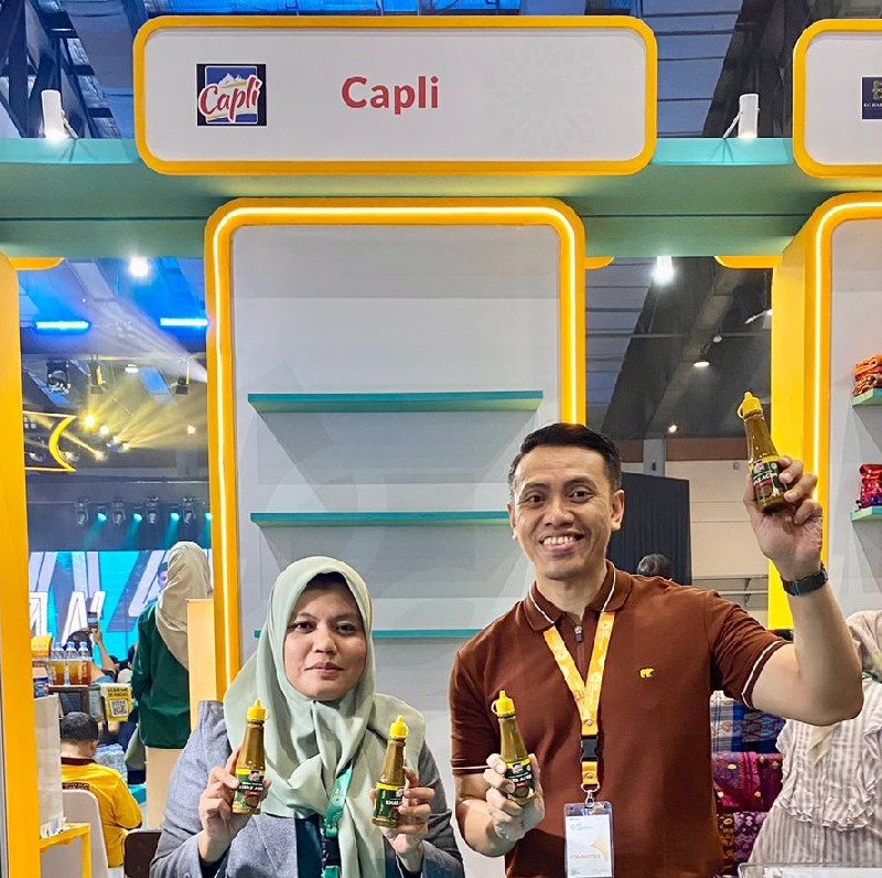 Capli Sambal Ijo, UMKM Binaan BSI Aceh Go Internasional di BSI International Expo