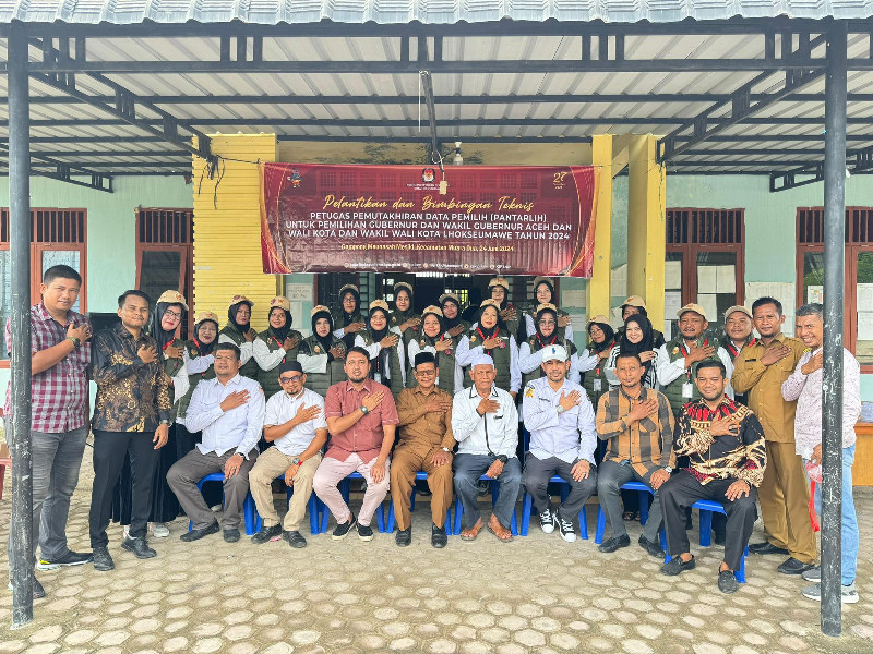 Pantau Kesiapan Pantarlih, Komisioner KIP Aceh Kunjungi Gampong Meunasah Mesjid dan Panggoi