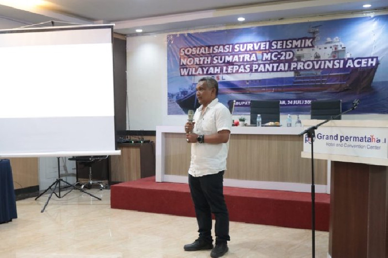 DKP Aceh Besar Gelar Sosialisasi Survei Seismik Kepada Nelayan