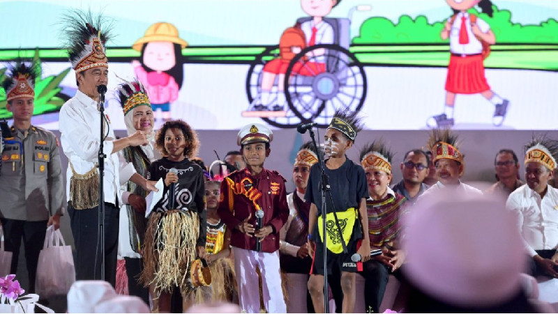 Presiden Jokowi: Siapkan Masa Depan Anak dengan Kecerdasan dan Karakter Kuat