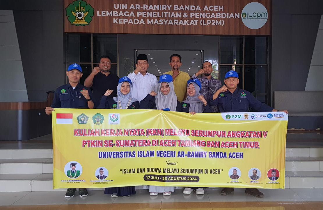 UIN Ar-Raniry Kirim Lima Mahasiswa untuk KKN Melayu Serumpun di Aceh
