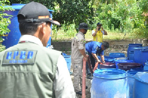Pemkab Aceh Besar Telah Salurkan 277.500 Liter Air Bersih untuk Lhoknga