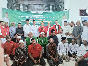 PAS Deklarasi Dukung Ayah Wa dan Tarmizi Panyang Maju Pilkada Aceh Utara