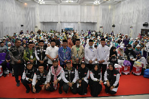 Pj Bupati Aceh Besar Sambut Kepulangan Jamaah Haji